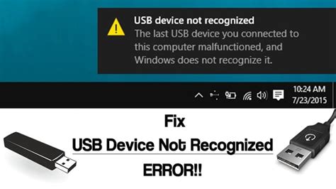 microsoft surface not recognizing usb.